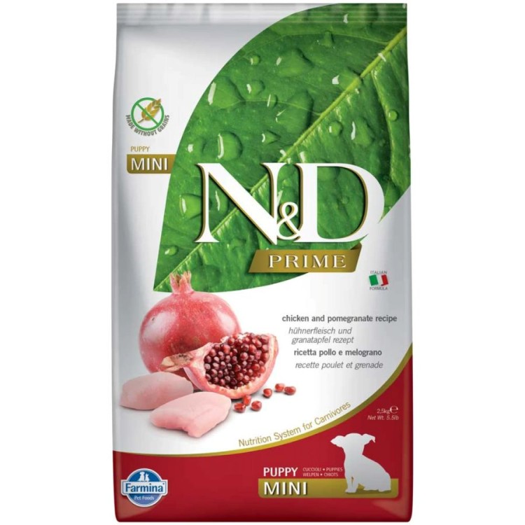 ND PRIME CHICKEN AND POMEGRANATE PUPPY MINI 2.5kg