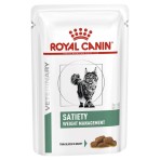 ROYAL CANIN VETERINARY DIET SATIETY WEIGHT MANAGEMENT ADULT CAT THIN SLICES IN GRAVY POUCH 12x85gr