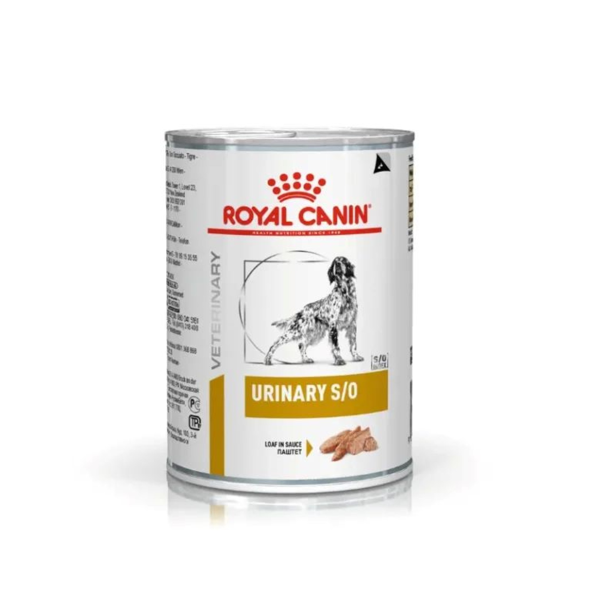 ROYAL CANIN VETERINARY DIET URINARY SO ADULT DOG LOAF CAN 410gr