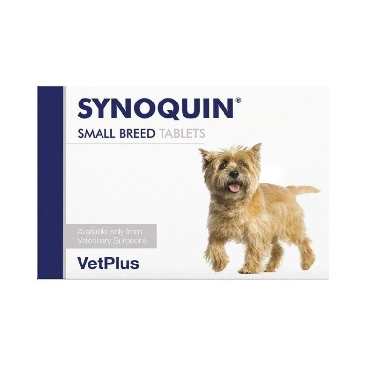 VETPLUS SYNOQUIN SMALL BREED ADULT DOG ΣΥΜΠΛΗΡΩΜΑ ΔΙΑΤΡΟΦΗΣ ΓΙΑ ΑΡΘΡΩΣΕΙΣ 30 ΔΙΣΚΙΑ