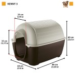 FERPLAST KENNY 03 PLASTIC KENNEL 60x89x60cm