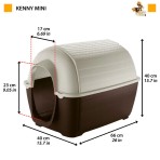 FERPLAST KENNY MINI PLASTIC KENNEL 40x66x40cm FERPLAST KENNY MINI PLASTIC KENNEL 40x66x40cm