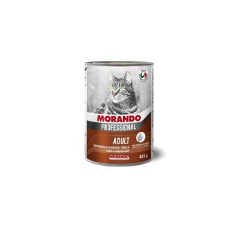 MORANDO PROFESSIONAL ADULT CAT WET FOOD ΚΥΝΗΓΙ ΚΑΙ ΚΟΥΝΕΛΙ ΚΟΜΜΑΤΑΚΙΑ 405gr