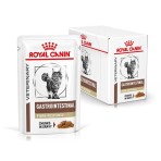 ROYAL CANIN VETERINARY DIET GASTROINTESTINAL FIBRE RESPONSE ADULT CAT CHUNKS IN GRAVY POUCH 12x85gr