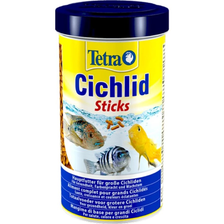 TETRA CICHLID STICKS ΒΑΣΙΚΗ ΤΡΟΦΗ ΓΙΑ ΚΙΧΛΙΔΕΣ 250ml 75gr TETRA CICHLID STICKS ΒΑΣΙΚΗ ΤΡΟΦΗ ΓΙΑ ΚΙΧΛΙΔΕΣ 250ml 75gr