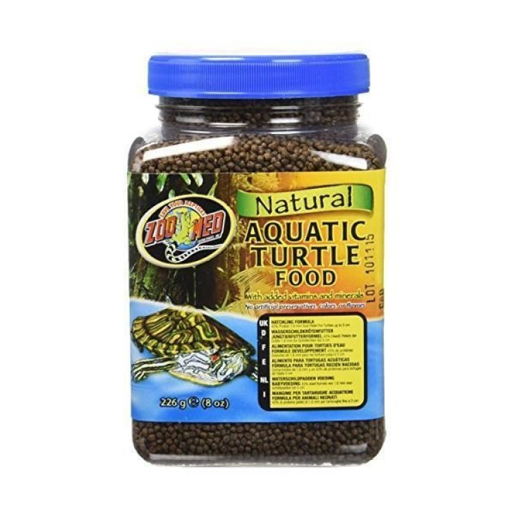 ZOOMED AQUATIC TURTLE FOOD WITH VITAMINS AND MINERALS 226gr