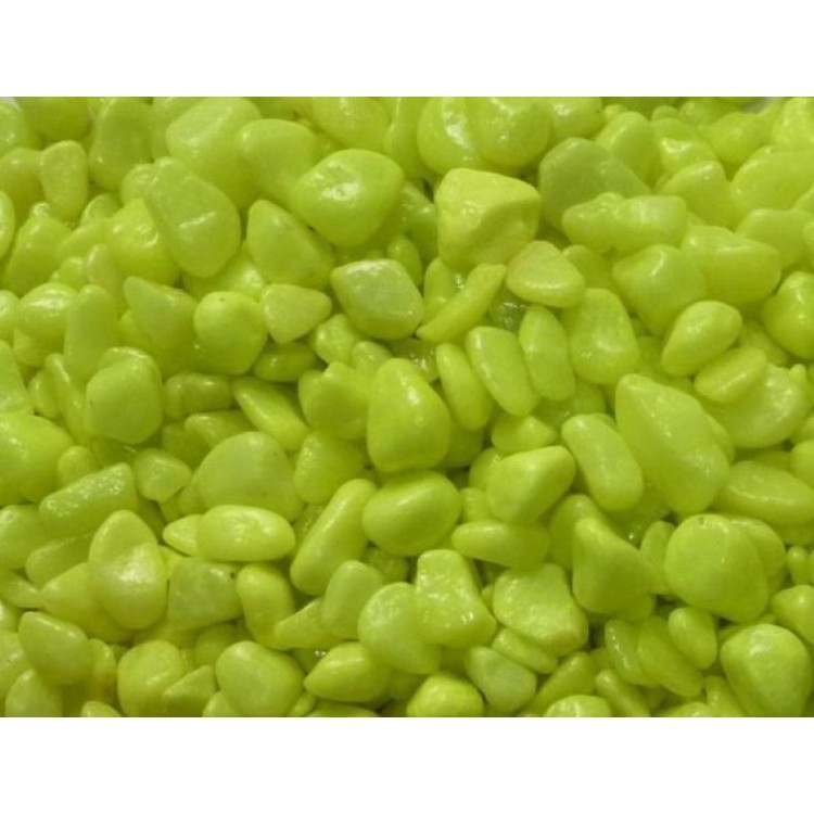 PET CAMELOT ΔΙΑΚΟΣΜΗΤΙΚΟ ΧΑΛΙΚΙ  NEON ΚΙΤΡΙΝΟ 5mm 1kg