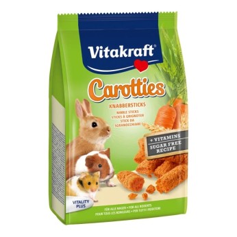 VITAKRAFT CAROTTIES STICKS ΓΙΑ ΤΡΩΚΤΙΚΑ ΜΕ KAΡΟΤΟ ΚΑΙ ΣΙΤΗΡΑ 50gr