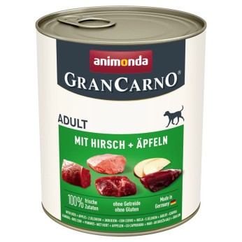 ANIMONDA GRAN CARNO ADULT DOG WET FOOD ΕΛΑΦΙ ΚΑΙ ΜΗΛΟ 800gr