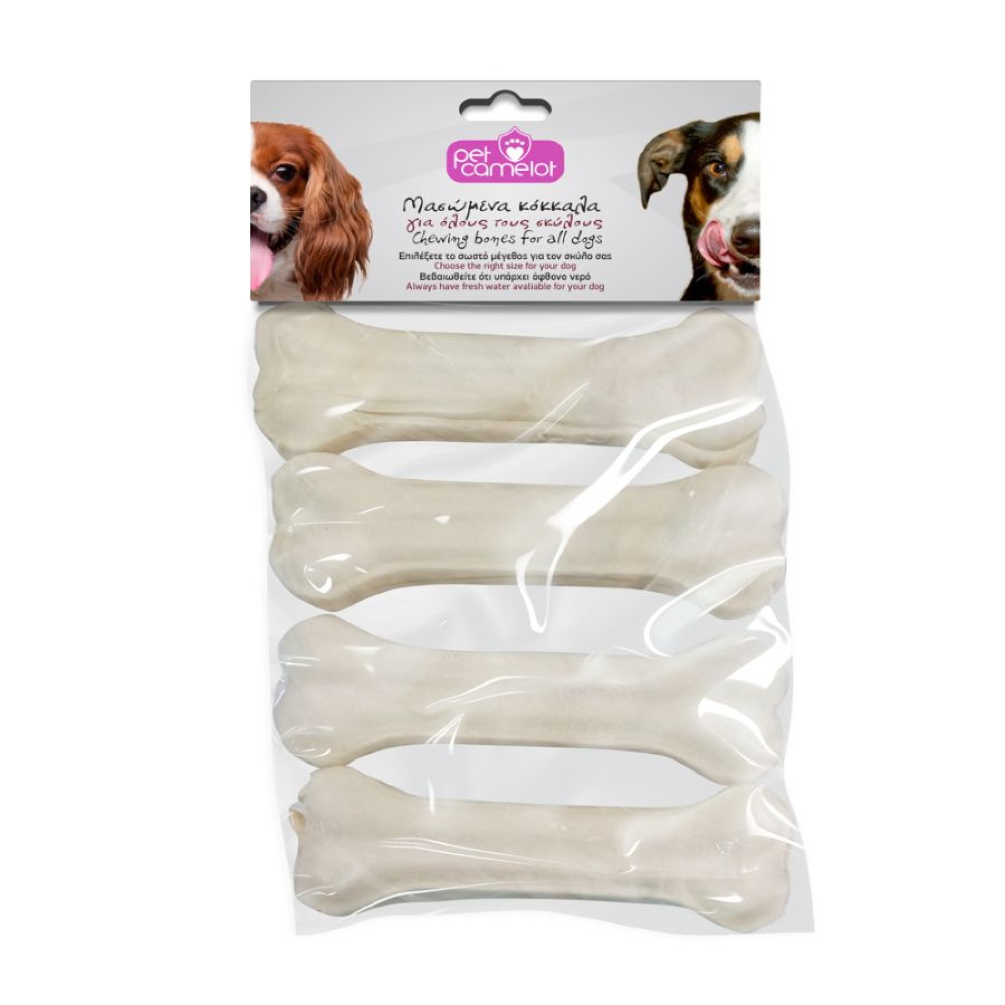 PET CAMELOT ΣΥΜΠΑΓΕΣ ΚΟΚΚΑΛΟ ΑΣΒΕΣΤΙΟΥ 4pcs x 50gr 12.7cm