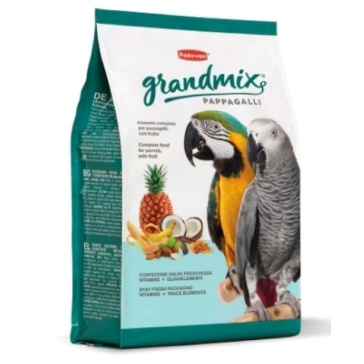 PADOVAN GRANDMIX PAPPAGALI ΤΡΟΦΗ ΓΙΑ ΜΕΓΑΛΟΥΣ ΠΑΠΑΓΑΛΟΥΣ 2kg