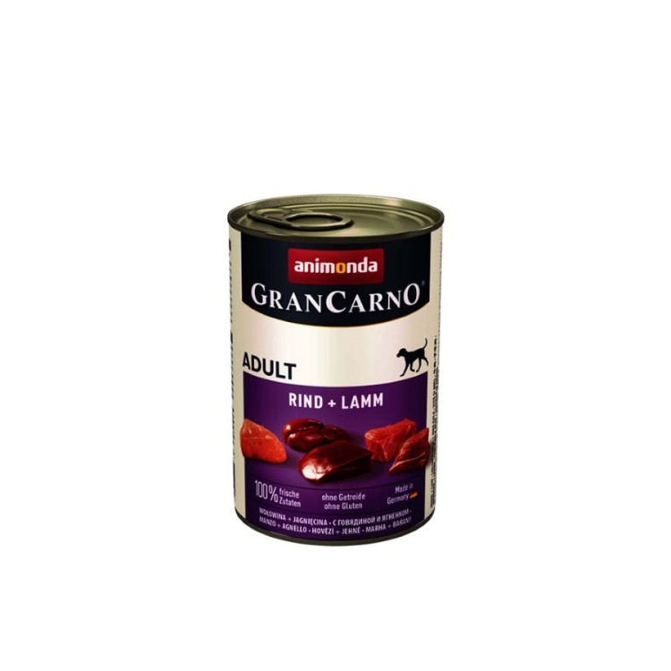 ANIMONDA GRAN CARNO ADULT DOG WET FOOD ΒΟΔΙΝΟ ΚΑΙ ΑΡΝΙ 400gr ANIMONDA GRAN CARNO ADULT DOG WET FOOD ΒΟΔΙΝΟ ΚΑΙ ΑΡΝΙ 400gr