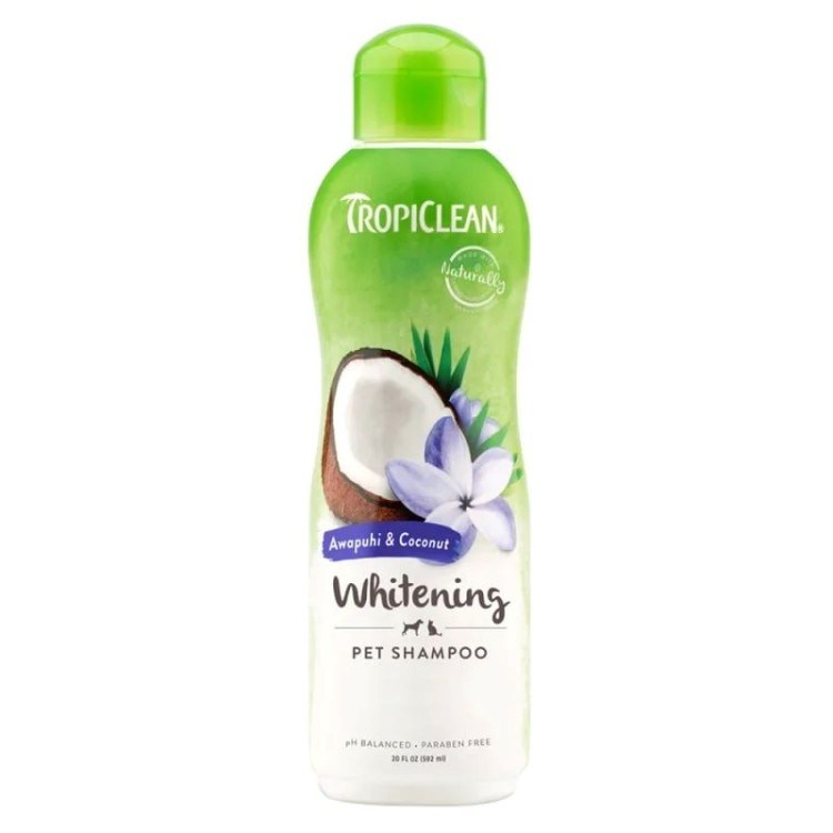 TROPICLEAN WHITENING SHAMPOO AWAPUHI ΚΑΙ ΚΑΡΥΔΑ 592ml TROPICLEAN WHITENING SHAMPOO AWAPUHI ΚΑΙ ΚΑΡΥΔΑ 592ml