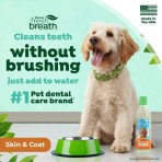TROPICLEAN FRESH BREATH ORAL CARE WATER ADDITIVE SKIN AND COAT SUPPORT 473ml