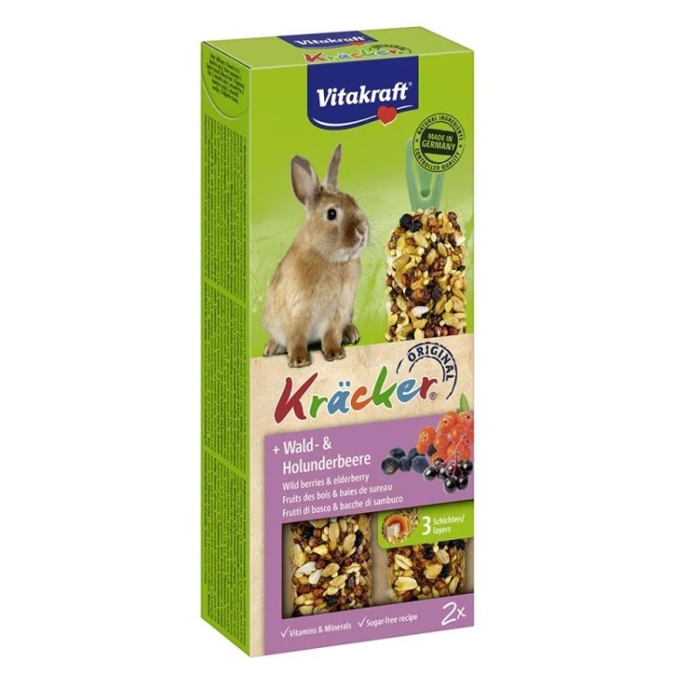 VITAKRAFT KRACKER DUO ΑΓΡΙΑ ΦΡΟΥΤΑ ΓΙΑ ΚΟΥΝΕΛΙΑ 2pcs