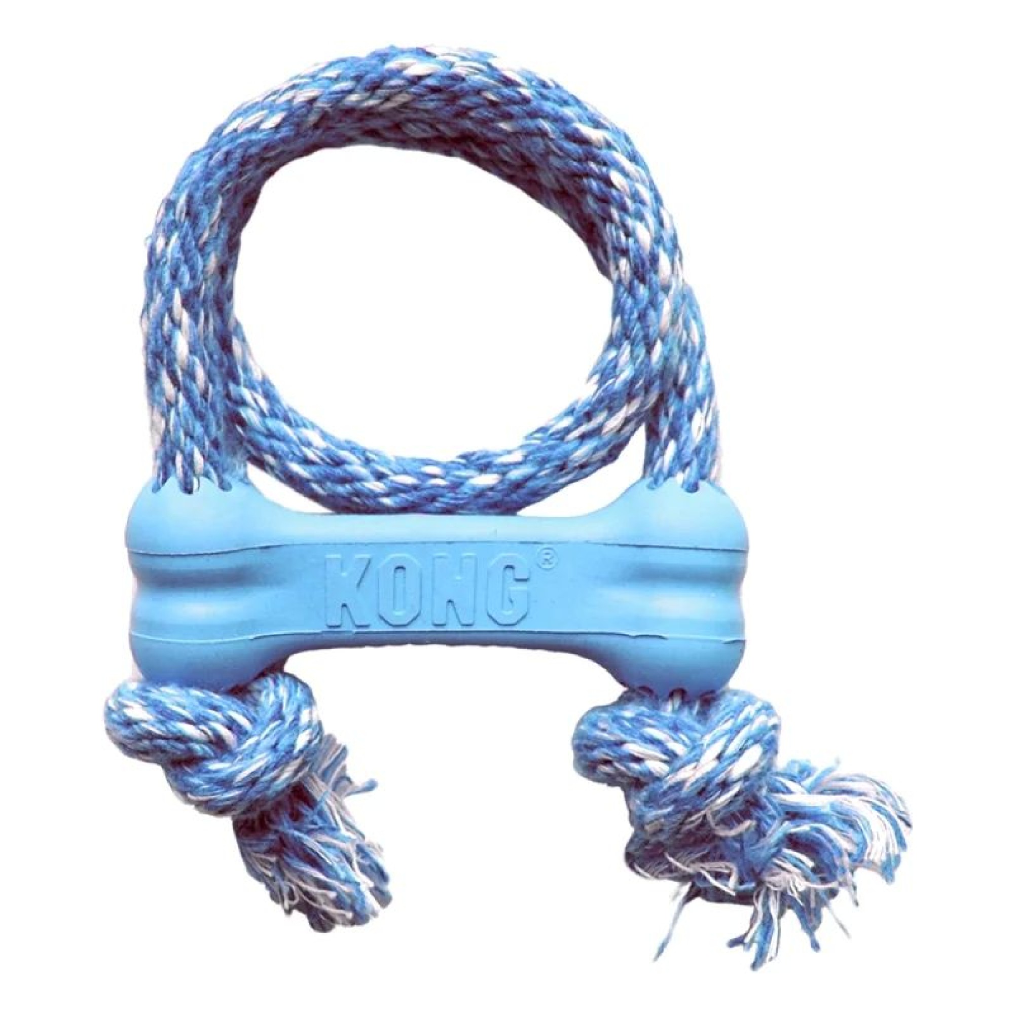 KONG PUPPY GOODIE BONE XSMALL BLUE ΜΕ ΣΧΟΙΝΙ