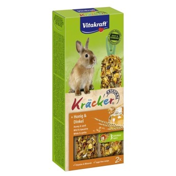 VITAKRAFT KRACKER DUO ΓΙΑ ΚΟΥΝΕΛΙΑ ΜΕΛΙ ΣΙΤΗΡΑ 2pcs 112gr