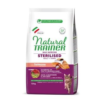 NATURAL TRAINER STERILIZED ADULT CAT ΣΟΛΟΜΟΣ 1.5kg