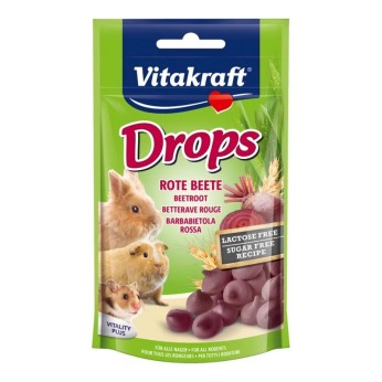 Vitakraft Drops Beetroot Λιχουδιές για Κουνέλια και Τρωκτικά 75gr