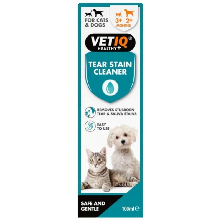 VET IQ TEAR STAIN REMOVER ΓΙΑ ΣΚΥΛΟ ΚΑΙ ΓΑΤΑ 100ml