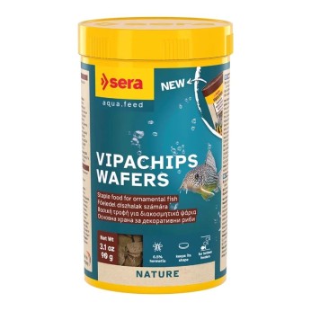 SERA VIPACHIPS WAFERS ΒΑΣΙΚΗ ΤΡΟΦΗ ΓΙΑ ΤΡΟΠΙΚΑ ΨΑΡΙΑ ΣΕ ΤΑΜΠΛΕΤΕΣ 90gr 250ml