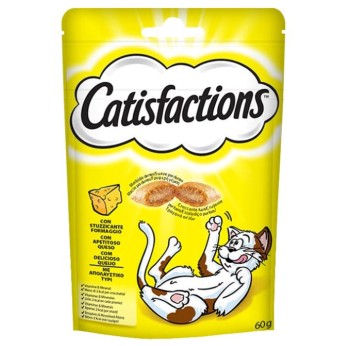 CATISFACTIONS SNACKS ΛΙΧΟΥΔΙΕΣ ΓΑΤΑΣ ΜΕ ΤΥΡΙ 60gr