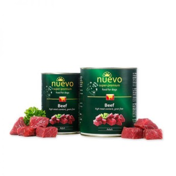 NUEVO SUPER PREMIUM ADULT DOG WET FOOD ΒΟΔΙΝΟ 400gr