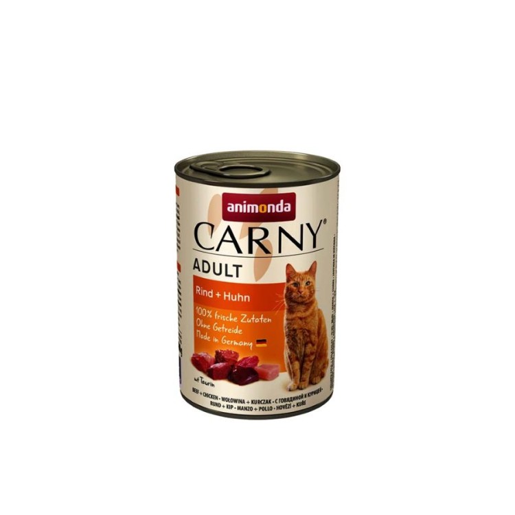 ANIMONDA CARNY GRAIN FREE ADULT CAT WET FOOD ΒΟΔΙΝΟ ΚΑΙ ΚΟΤΟΠΟΥΛΟ 400gr ANIMONDA CARNY GRAIN FREE ADULT CAT WET FOOD ΒΟΔΙΝΟ ΚΑΙ ΚΟΤΟΠΟΥΛΟ 400gr