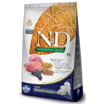 ND LOW GRAIN LAMB AND BLUEBERRY PUPPY MEDIUM MAXI 12kg ND LOW GRAIN LAMB AND BLUEBERRY PUPPY MEDIUM MAXI 12kg