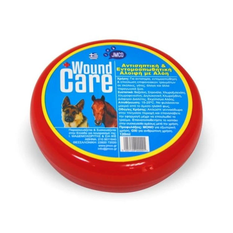 WOUND CARE ΕΠΟΥΛΩΤΙΚΗ ΑΛΟΙΦΗ ΜΕ ΕΝΤΟΜΟΑΠΩΘΗΤΙΚΗ ΔΡΑΣΗ ΜΕ ΑΛΟΗ 120ml