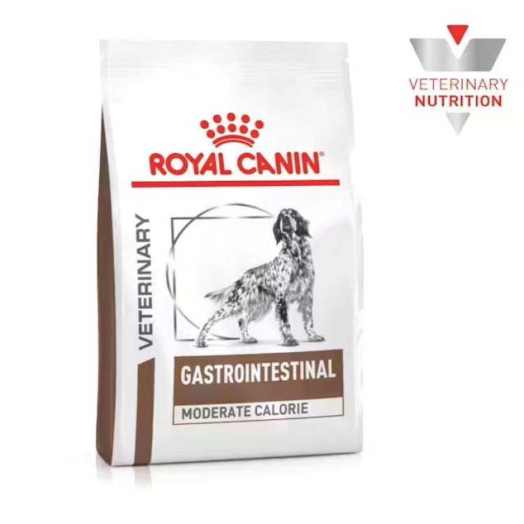 ROYAL CANIN VETERINARY DIET GASTROINTESTINAL MODERATE CALORIE ADULT DOG 2kg