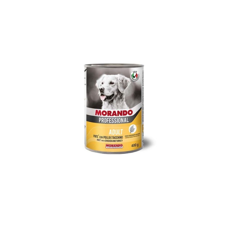 MORANDO PROFESSIONAL ADULT DOG WET FOOD ΚΟΤΟΠΟΥΛΟ ΚΑΙ ΓΑΛΟΠΟΥΛΑ ΠΑΤΕ 400gr MORANDO PROFESSIONAL ADULT DOG WET FOOD ΚΟΤΟΠΟΥΛΟ ΚΑΙ ΓΑΛΟΠΟΥΛΑ ΠΑΤΕ 400gr