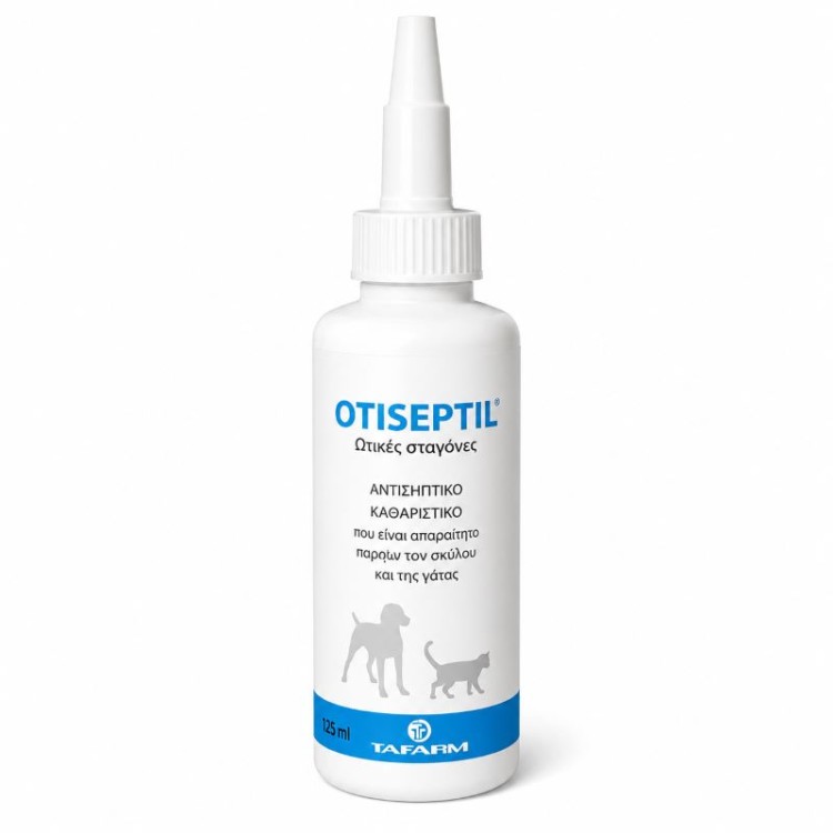 TAFARM OTISEPTIL ΑΝΤΙΣΗΠΤΙΚΕΣ ΩΤΙΚΕΣ ΣΤΑΓΟΝΕΣ ΚΑΘΑΡΙΣΜΟΥ ΣΚΥΛΟΥ ΚΑΙ ΓΑΤΑΣ 100ml