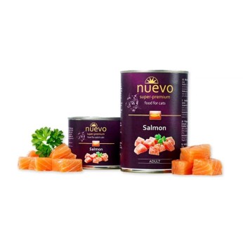 NUEVO SUPER PREMIUM ADULT CAT WET FOOD ΜΕ ΣΟΛΟΜΟ 400gr