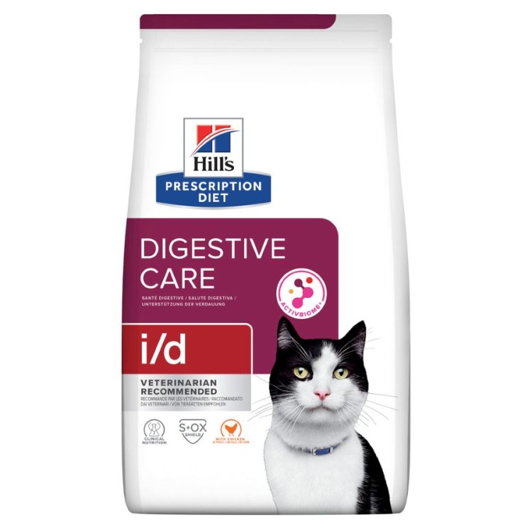 HILL'S PRESCRIPTION DIET I/D DIGESTIVE CARE ACTIVBIOME ADULT CAT CHICKEN 400gr
