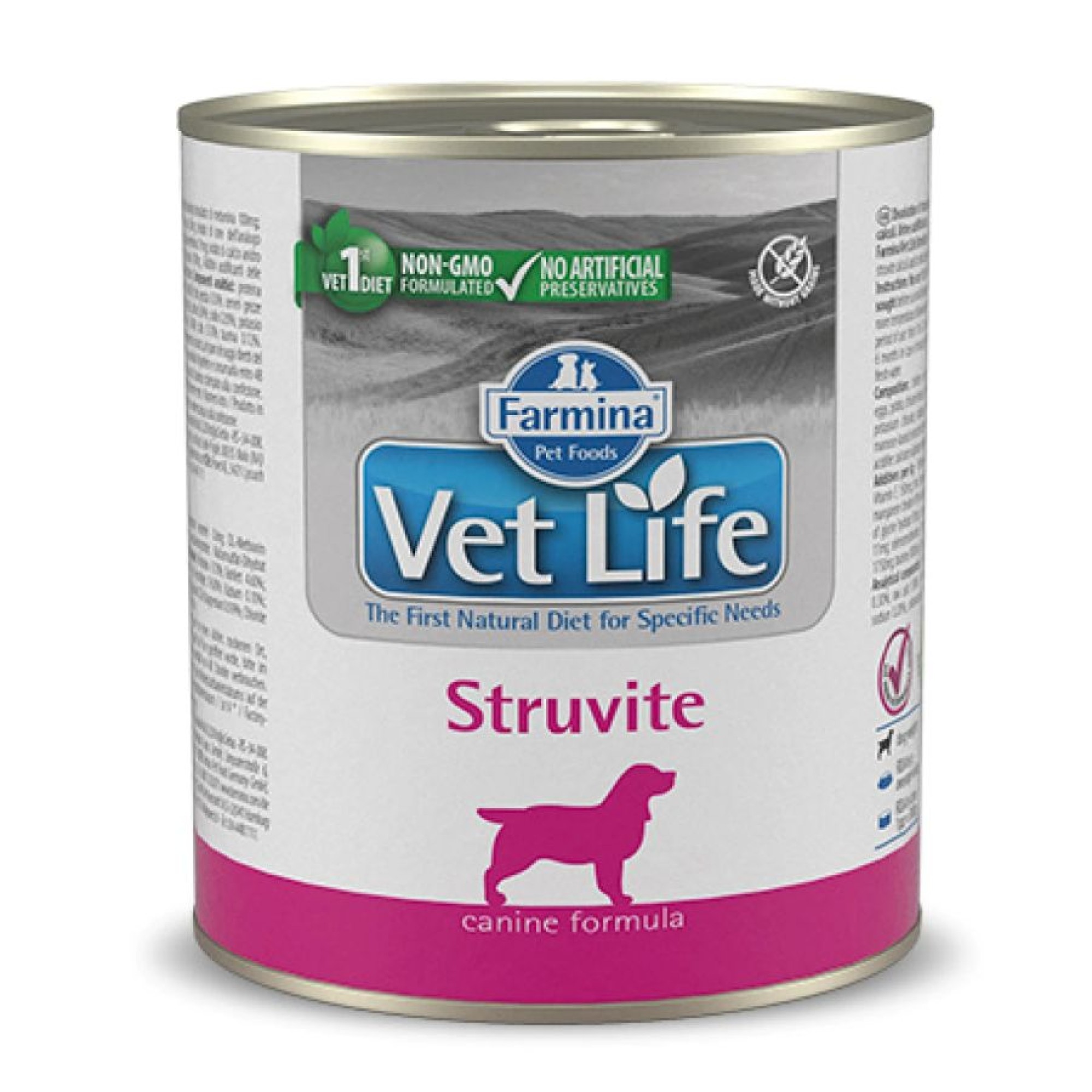 VET LIFE ADULT DOG STRUVITE WET FOOD 300gr