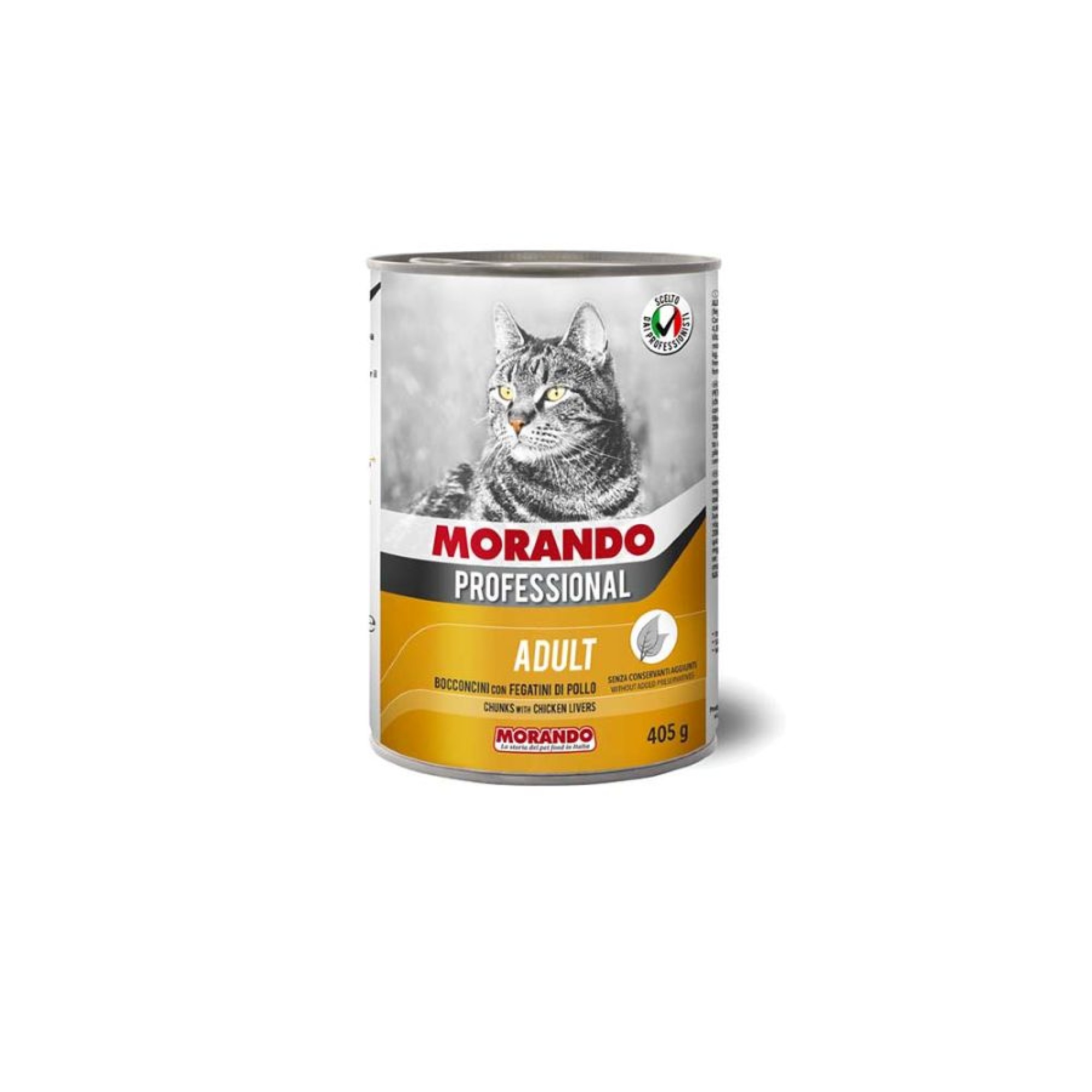 MORANDO PROFESSIONAL ADULT CAT WET FOOD ΣΥΚΩΤΙ ΚΟΤΟΠΟΥΛΟΥ ΚΟΜΜΑΤΑΚΙΑ 405gr