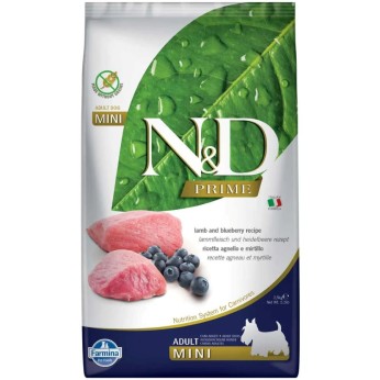ND PRIME LAMB AND BLUEBERRY ADULT MINI 2.5kg