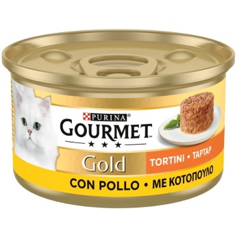 PURINA GOURMET GOLD ADULT CAT WET FOOD ΤΑΡΤΑΡ ΚΟΤΟΠΟΥΛΟ 85gr PURINA GOURMET GOLD ADULT CAT WET FOOD ΤΑΡΤΑΡ ΚΟΤΟΠΟΥΛΟ 85gr