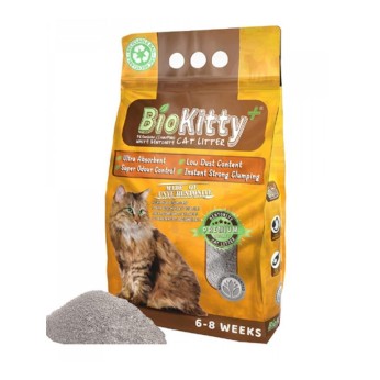 BIO KITTY PREMIUM CLUMPING WHITE ΒΕΝΤΟΝΙΤE NATURAL ΑΜΜΟΣ ΥΓΙΕΙΝΗΣ ΓΑΤΑΣ 10lt BIO KITTY PREMIUM CLUMPING WHITE ΒΕΝΤΟΝΙΤE NATURAL ΑΜΜΟΣ ΥΓΙΕΙΝΗΣ ΓΑΤΑΣ 10lt