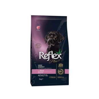 REFLEX PLUS ADULT DOG MEDIUM LARGE HIGH ENERGY ΒΟΔΙΝΟ 3kg