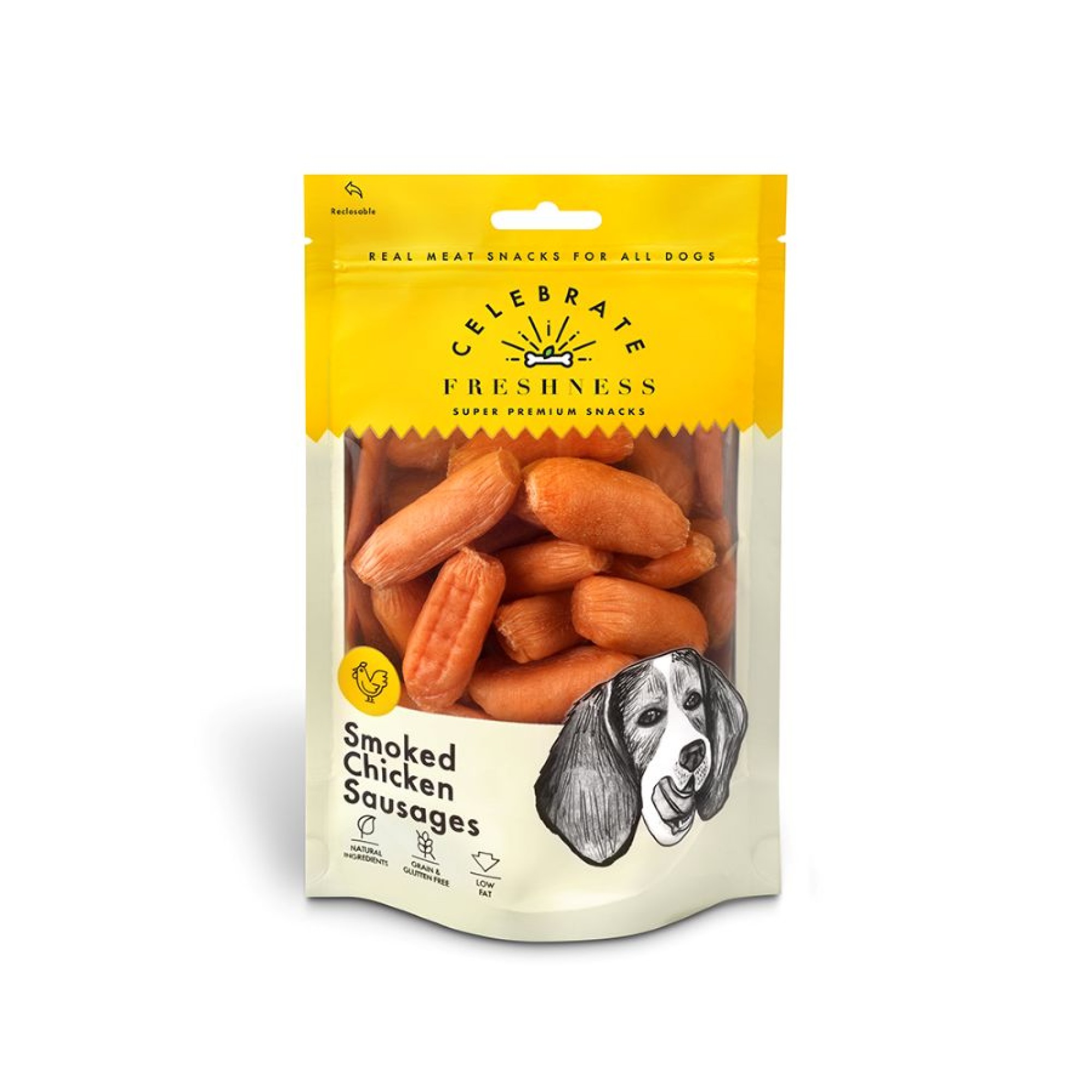 CELEBRATE FRESHNESS SAUSAGES ΛΙΧΟΥΔΙΕΣ ΣΚΥΛΟΥ ΚΑΠΝΙΣΤΟ ΚΟΤΟΠΟΥΛΟ 100gr