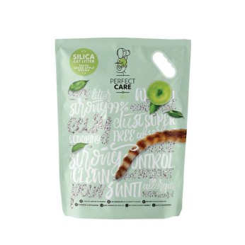 PERFECT CARE SILICA CAT LITTER ΠΡΑΣΙΝΟ ΜΗΛΟ 5.8lt