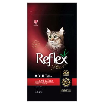 REFLEX PLUS ADULT CAT ΑΡΝΙ ΚΑΙ ΡΥΖΙ 1.5kg