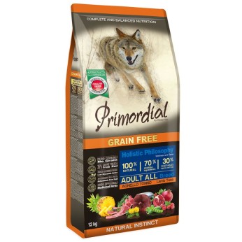 PRIMORDIAL GRAIN FREE HOLLISTIC ADULT DOG ALL BREEDS ΑΡΝΙ ΤΟΝΟΣ 12kg