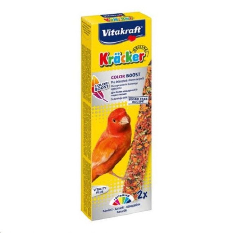 VITAKRAFT KRACKER DUO ΓΙΑ ΚΑΝΑΡΙΝΙΑ COLORBOOST 2pcs x 60gr
