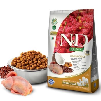 ND QUINOA SKIN AND COAT QUAIL ADULT ALL BREEDS 7kg