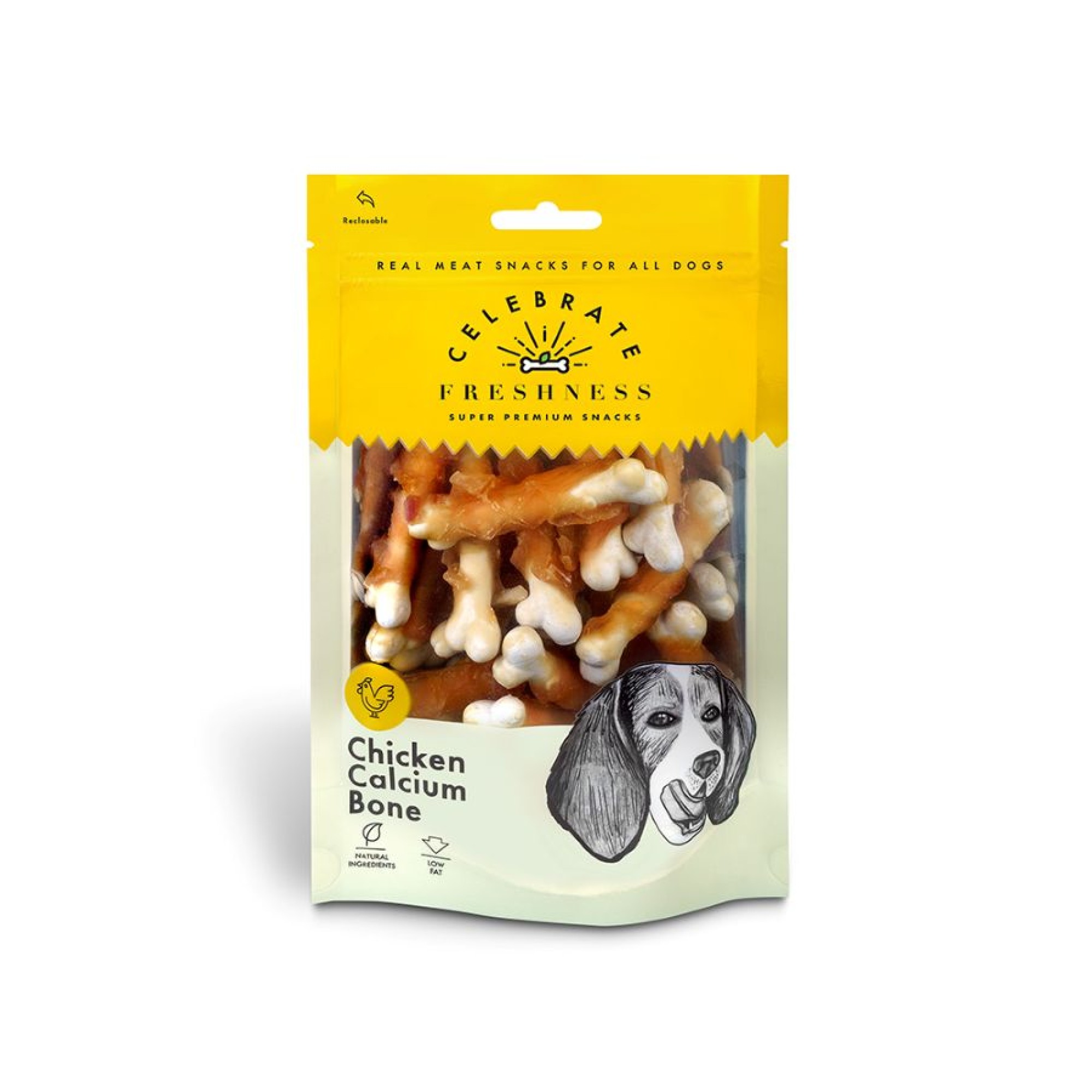 CELEBRATE FRESHNESS CALCIUM BONE ΛΙΧΟΥΔΙΕΣ ΣΚΥΛΟΥ ΚΟΤΟΠΟΥΛΟ 100gr