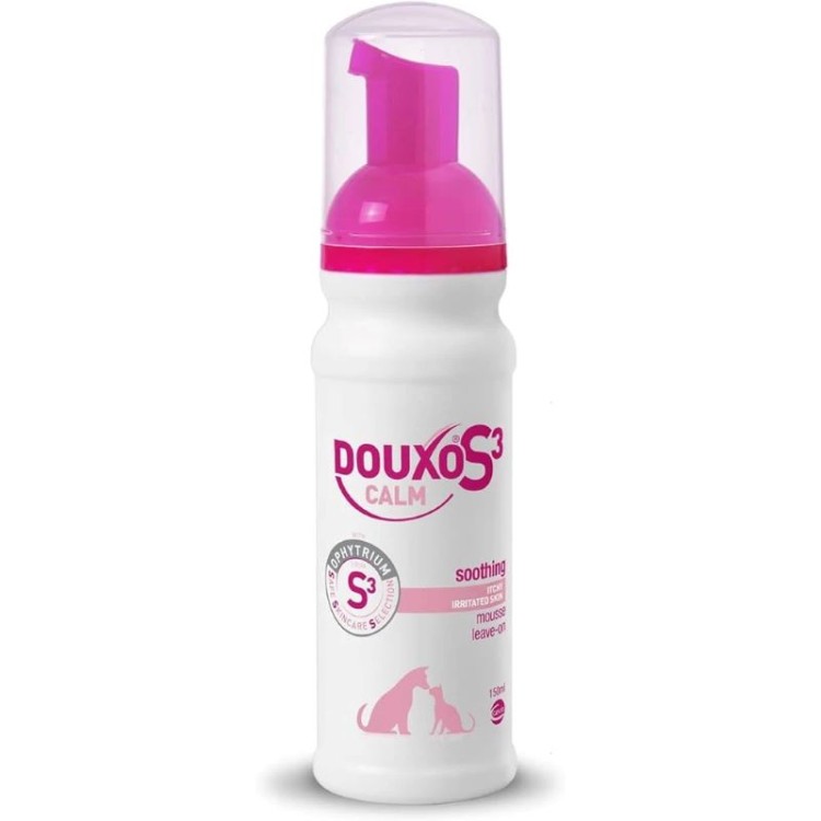 DOUXO S3 CALM MOUSSE ΑΦΡΟΣ ΚΑΘΑΡΙΣΜΟΥ ΚΑΤΑ ΤΟΥ ΚΝΗΣΜΟΥ ΣΚΥΛΟΥ ΚΑΙ ΓΑΤΑΣ 150ml
