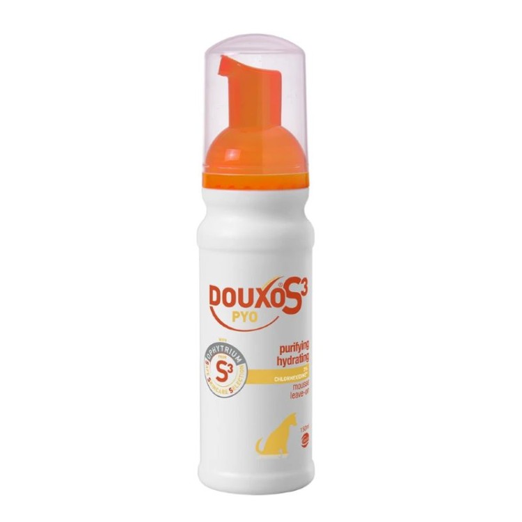 CEVA DOUXO S3 PYO MOUSSE ΑΦΡΟΣ ΑΝΤΙΣΗΨΙΑΣ ΚΑΙ ΕΝΥΔΑΤΩΣΗΣ ΓΙΑ ΣΚΥΛΟΥΣ 150ml